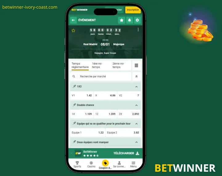 Comment télécharger l'application BetWinner pour Android?